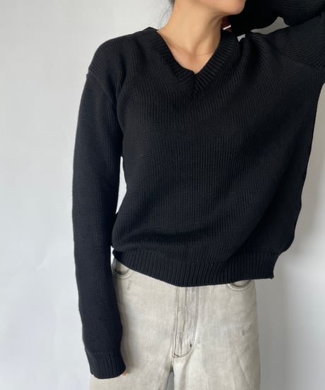 90s agnes b merino wool knit