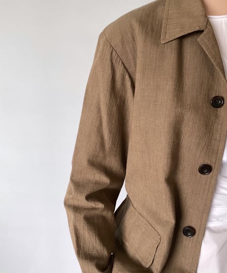 DANIEL HECHTER cotton linen jacket M