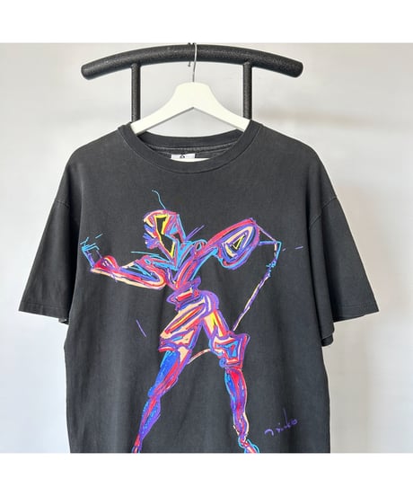90s MILES DAVIS Art Tee "1985s Don Quixote"