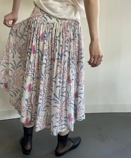 70s Indian cotton skirt