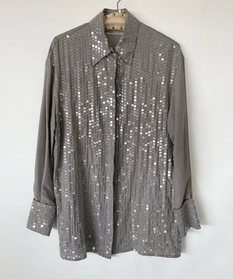 MADE IN ITALY sequins shirt