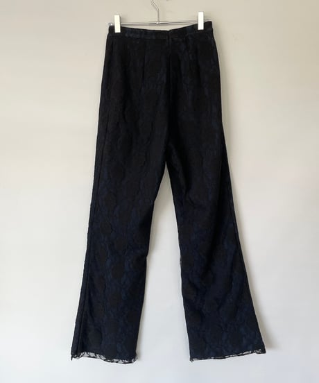 Europe lace denim pants 38