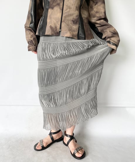 DEAD STOCK  MADE IN USA  gather skirt