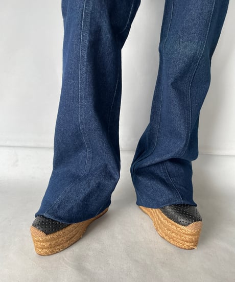 Dead Stock High Rise Flare Denim Pants