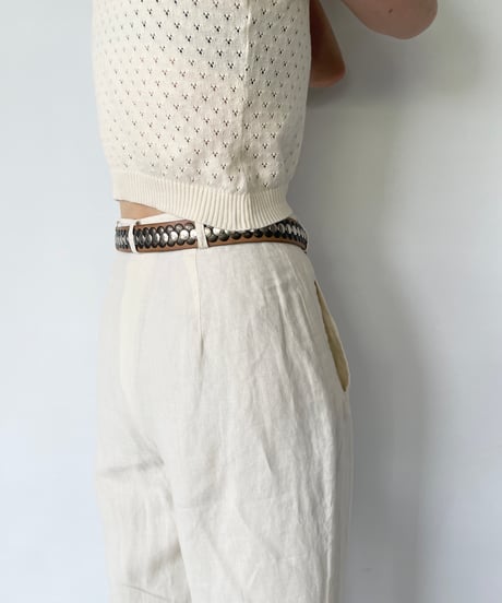 MADE IN FRANCE studs belt