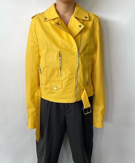 80-90s DEAD STOCK　”SCRJEF＂ vinyl riders jacket