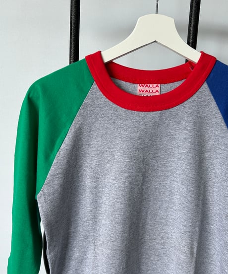 dead stock WALLA WALLA SPORT raglan tee