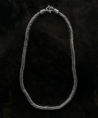 Europe Vintage Fox tail chain silver 925 necklace
