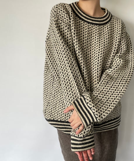 80s L.L.bean Birdseye Sweater