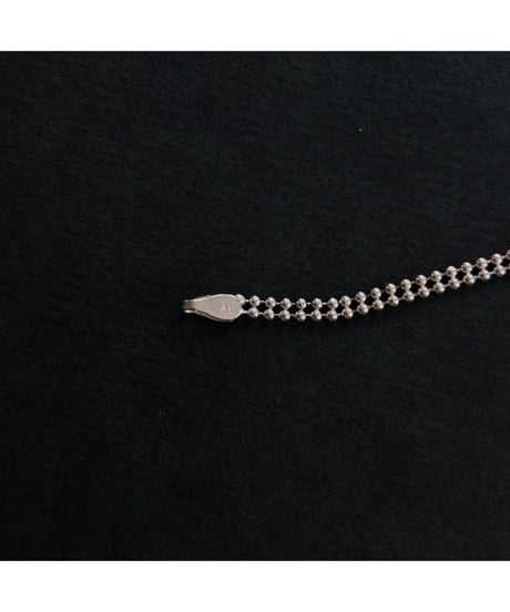 DEAD STOCK Vintage Italy 925 tiny chain Ball