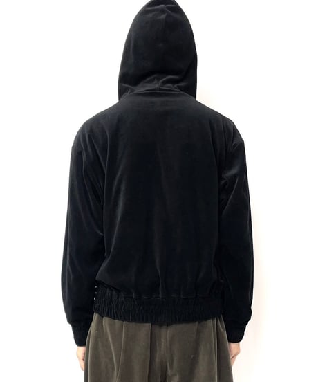ANDER "VELOUR ZIP HOODIE"