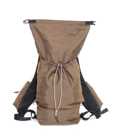 if space "City Hike Pack brown waterproof nylon fabric"