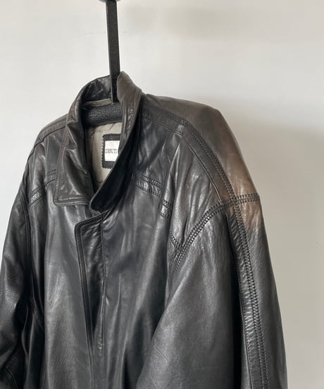 Black Fade Leather jacket