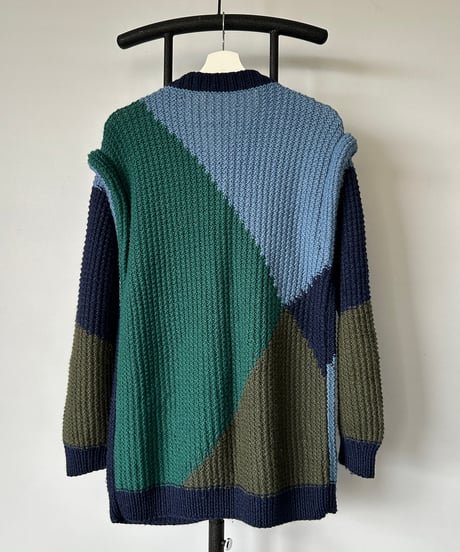 europe vintage Multicolor Cardigan