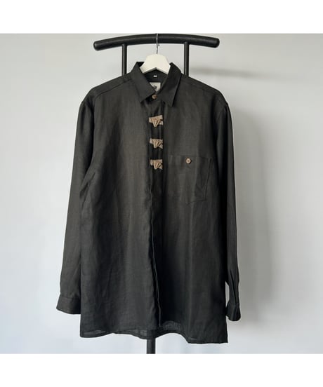 Europe Double breasted Linen Shirt