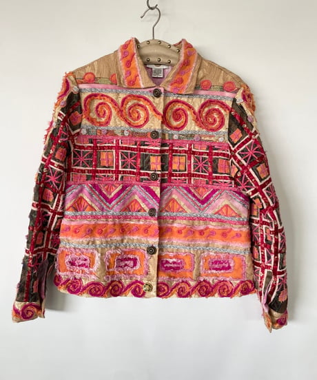 90s mixed materials jacket