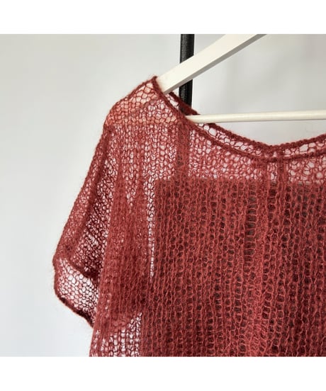 Net knit tops