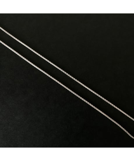 DEAD STOCK Vintage Italy 925 tiny chain necklace design ⑦