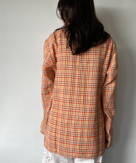 Dead Stock 70s Wool Linen Shirt