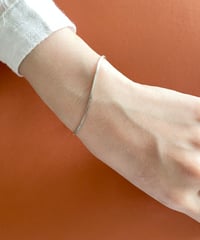 Vintage ITALY 925 Snake Chain bracelet　⑥