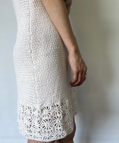 Cotton knit dress