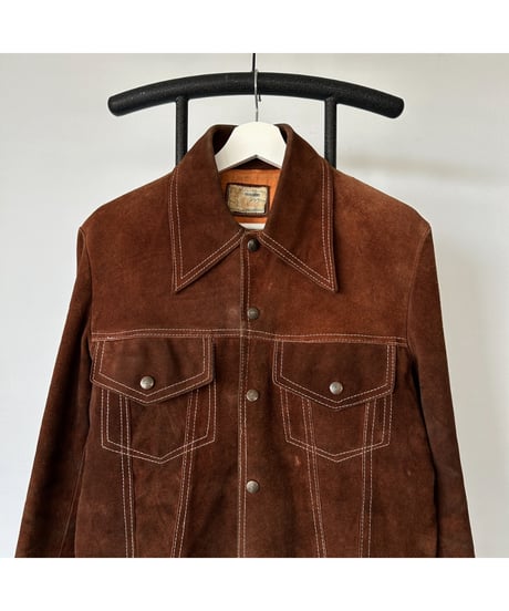 70s Suede Trucker Jacket