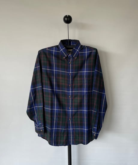 80-90s L.L.bean B/D check shirt M