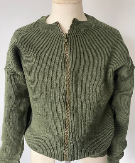 Swedish Army Zip up Cardigan