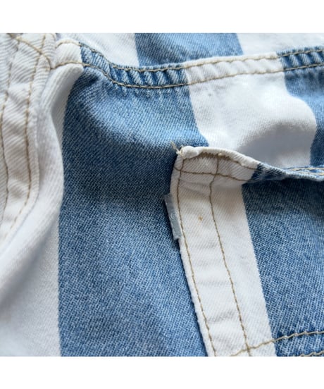 Levi's silverTab Stripe Denim Shorts