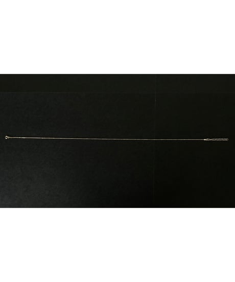 DEAD STOCK Vintage Silver925 tiny chain necklace Azuki ②