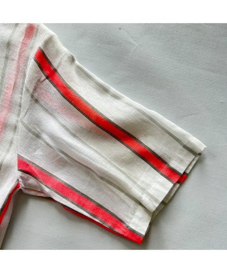 Multi Stripe Pullover One Piece