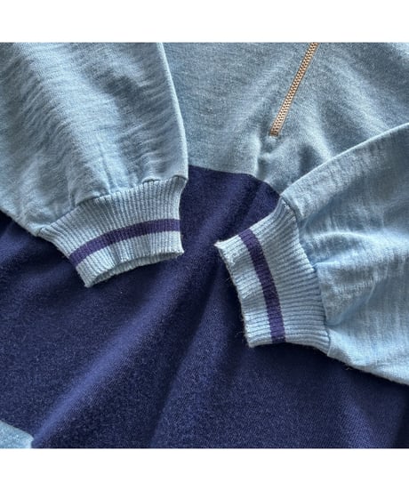 europe vintage knit cycle jacket