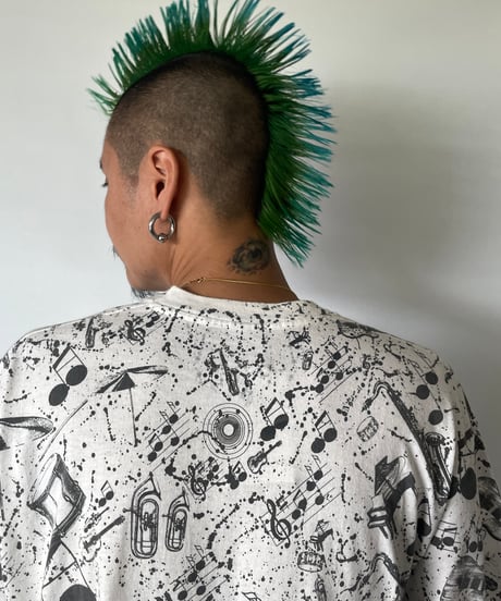 80-90s FRUIT OF THE LOOM "music" s/s tee XL
