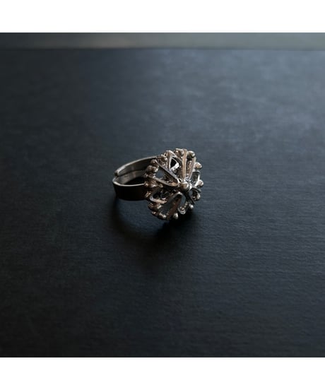 70s~80s vintage pewter ring