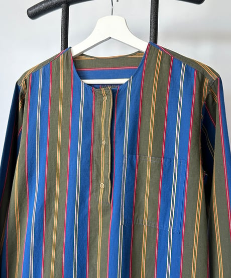 France cotton Multi Stripe One-Piece