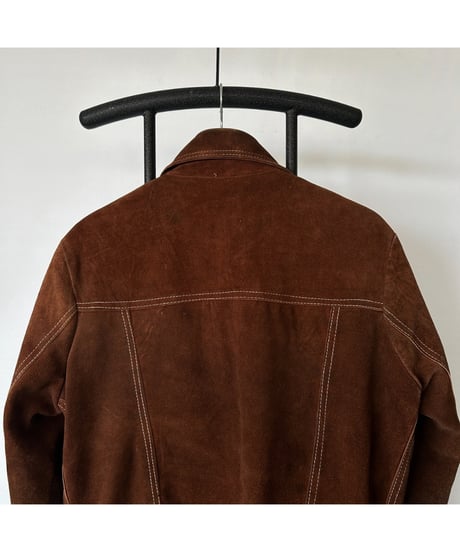 70s Suede Trucker Jacket