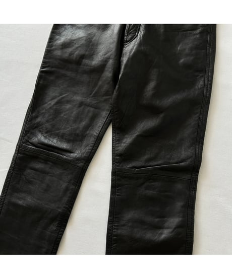 Europe vintage Leather Pants