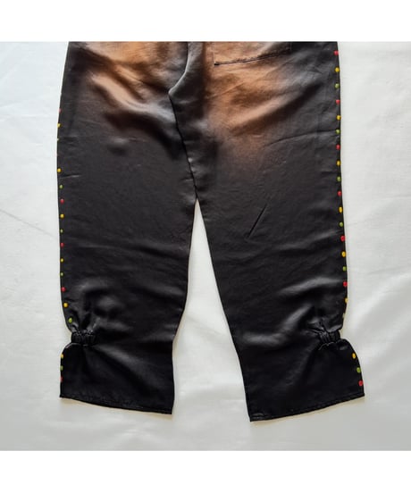 NAM "BELLOWS PANTS GEL STUDS" BLACK