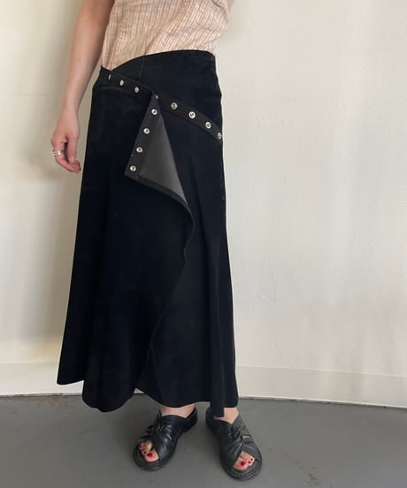 leather skirt