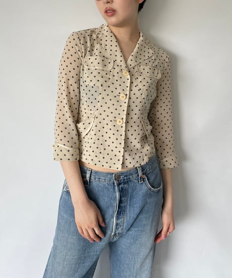 DKNY Polka Dot Jacket