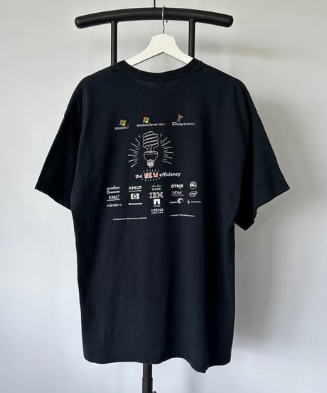 00s Microsoft "the NEW efficiency" s/s tee