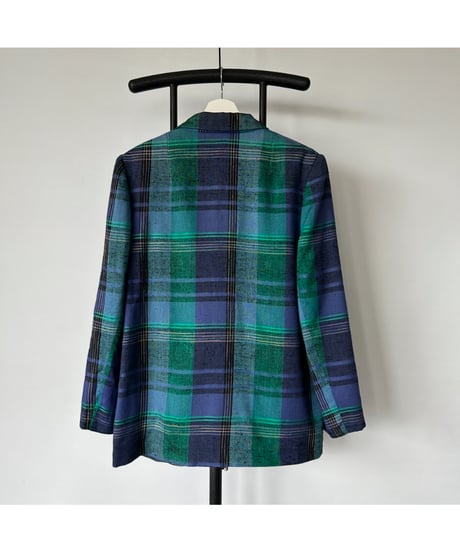 80s Vintage "YESSICA" Plaid Jacket