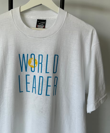 90s SCREEN STARS BEST "WORLD LEADER" s/s tee XL