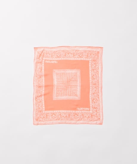 rajabrooke "BATIK WAU HANDKERCHIEF"  salmon pink
