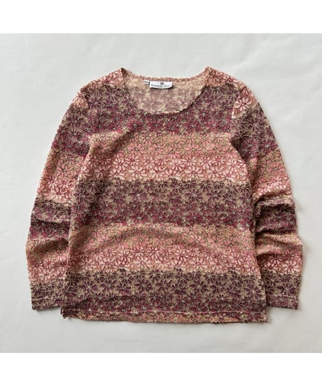 Vintage Flower lace tops