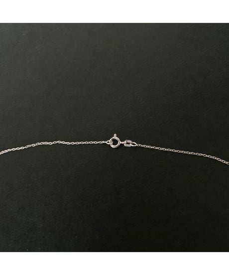 DEAD STOCK Vintage Italy 925 tiny chain necklace Azuki ⑤