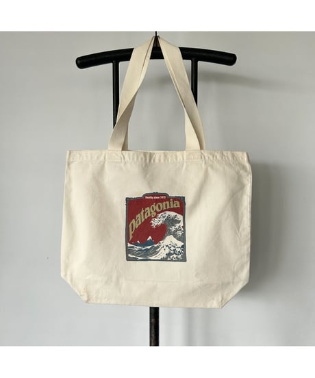 90-00s patagonia "KATSUSHIKA HOKUSAI" tote bag