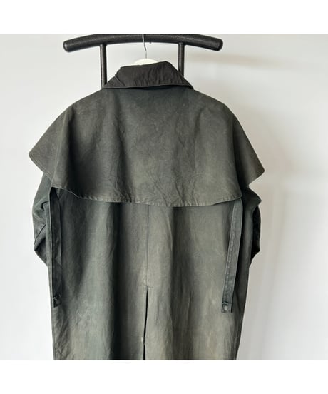 Vintage DROVER STATION Oiled Duster Coat