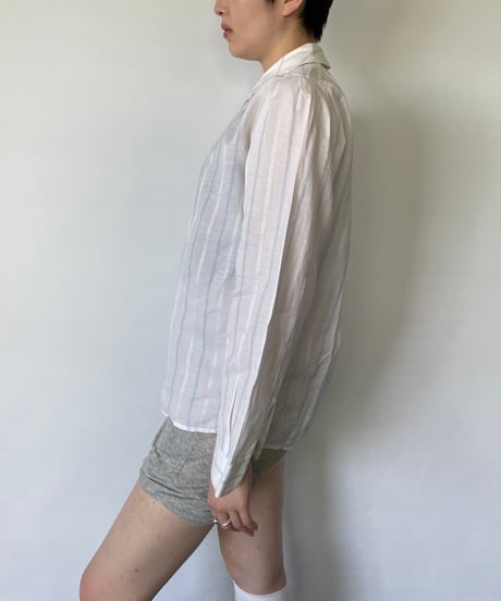 MADE IN ITALY　stripe shirt