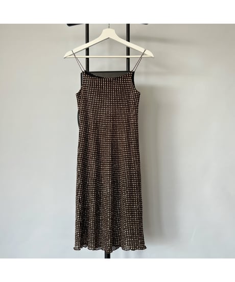 rectangle blanc PARIS Camisole Dress